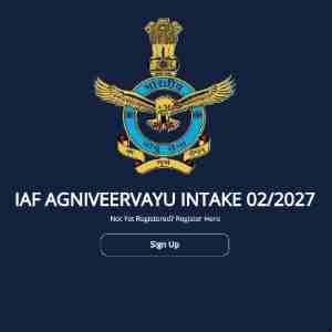 Indian Air Force Intake Admit Card